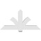 Ekena Millwork Redmond Architectural Grade PVC Gable Bracket, 60"W x 30"H x 6"D x 6"F, 12/12 Pitch GBP060X30X0606RED00 - alternate 5